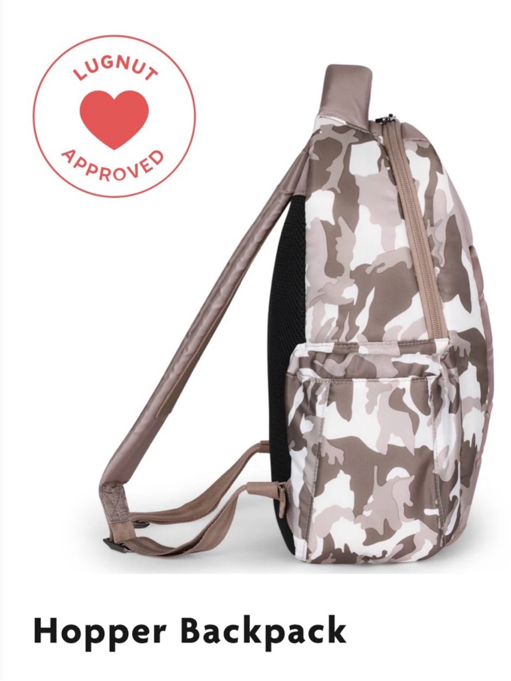 lug Hopper Backpack Camo Taupe Sand NWT - Picture 3 of 7